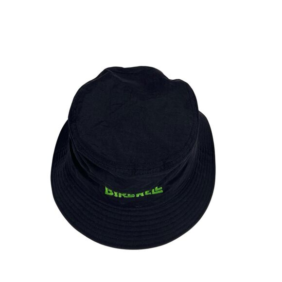 Birdwell WORDMARK NYLON Bucket Hat Embroidered Logo Navy Blue California Cap - Picture 3 of 9